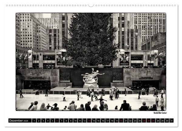Produktbild: Manhattan Memories - Erinnerungen an New York (hochwertiger Premium Wandkalender 2026 DIN A2 quer), Kunstdruck in Hochglanz