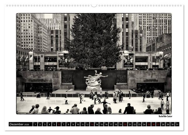 Produktbild: Manhattan Memories - Erinnerungen an New York (Wandkalender 2026 DIN A2 quer), CALVENDO Monatskalender