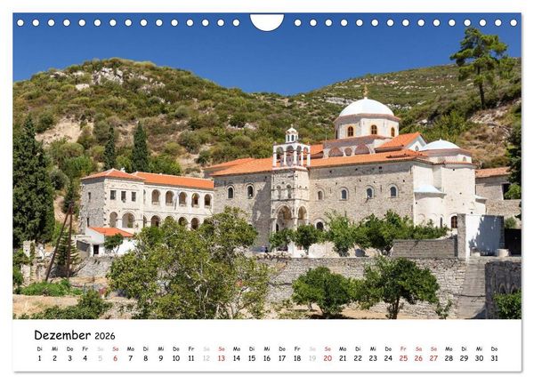 Produktbild: Samos - Griechenlands gr&uuml;ne Insel (Wandkalender 2026 DIN A4 quer), CALVENDO Monatskalender