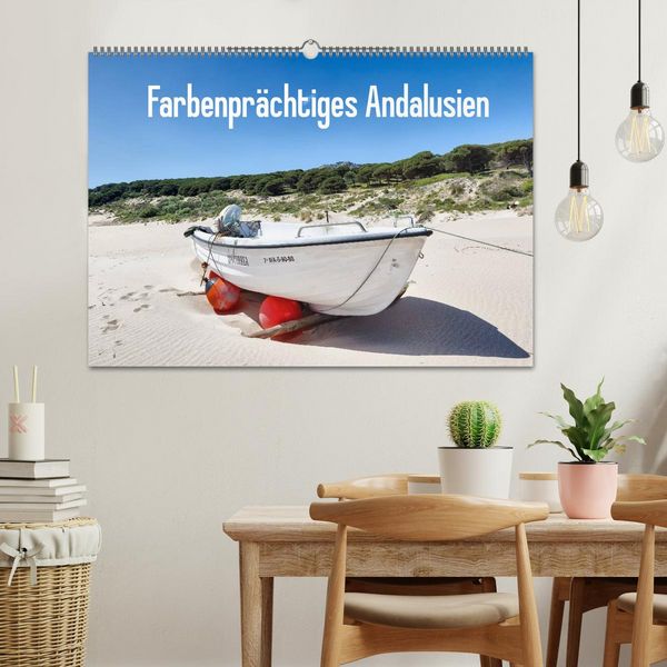 Produktbild: Farbenpr&auml;chtiges Andalusien (Wandkalender 2026 DIN A2 quer), CALVENDO Monatskalender
