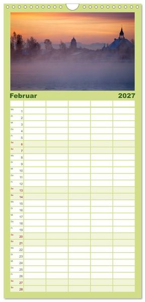 Produktbild: Familienplaner 2027 - Helsinki - Eine wundersch&ouml;ne Reise in die finnische Hauptstadt. mit 5 Spalten (Wandkalender, 21 x 45 cm) CALVENDO