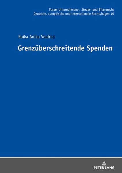 Produktbild: Grenzueberschreitende Spenden