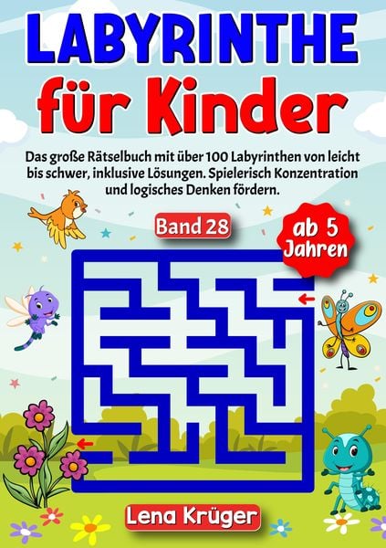 Produktbild: Labyrinthe f&uuml;r Kinder ab 5 Jahren - Band 28