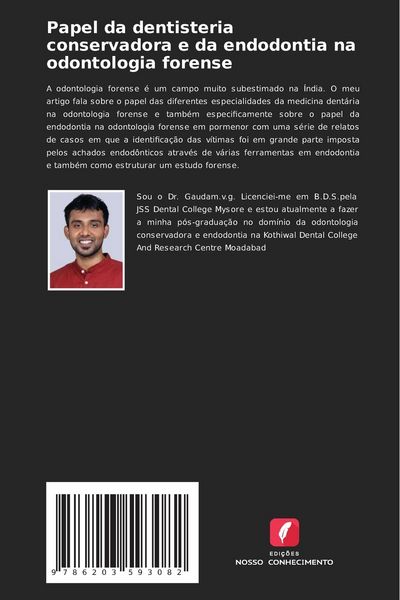 Produktbild: Papel da dentisteria conservadora e da endodontia na odontologia forense