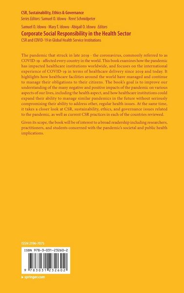 Produktbild: Corporate Social Responsibility in the Health Sector