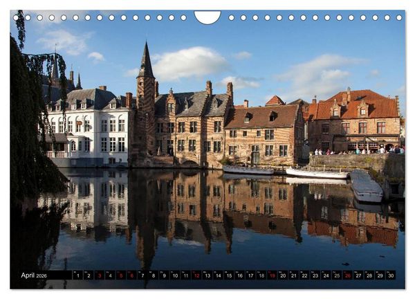 Produktbild: Br&uuml;gge - Belgien (Wandkalender 2026 DIN A4 quer), CALVENDO Monatskalender