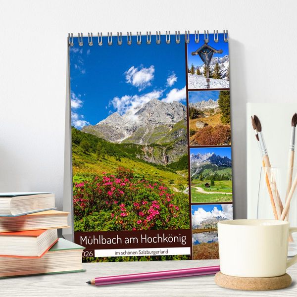 Produktbild: M&uuml;hlbach am Hochk&ouml;nig (Tischkalender 2026 DIN A5 hoch), CALVENDO Monatskalender