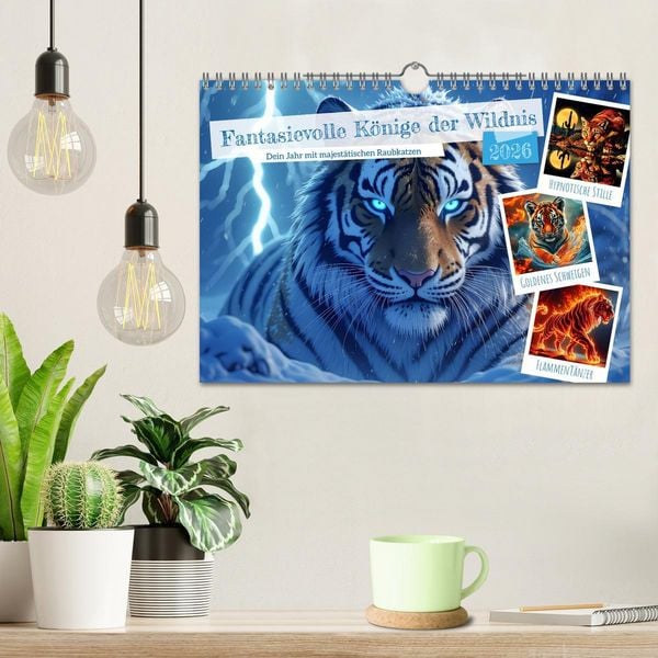 Produktbild: Fantasievolle K&ouml;nige der Wildnis (Wandkalender 2026 DIN A4 quer), CALVENDO Monatskalender