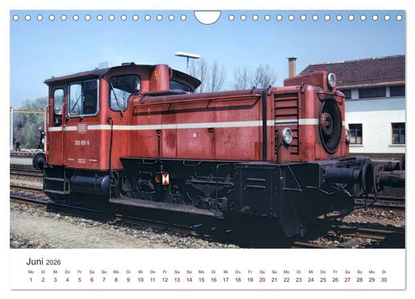 Produktbild: Deutsche Diesellokomotiven (Wandkalender 2026 DIN A4 quer), CALVENDO Monatskalender
