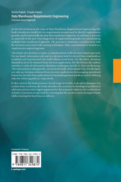 Produktbild: Data Warehouse Requirements Engineering