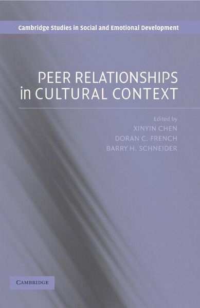 Produktbild: Peer Relationships in Cultural Context