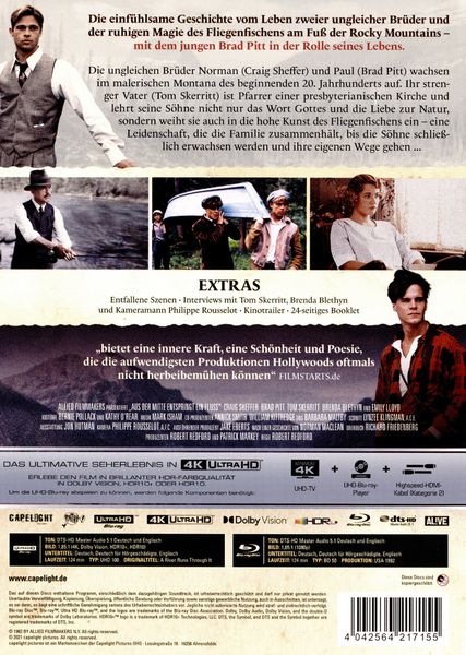 Produktbild: Aus der Mitte entspringt ein Fluss - 2-Disc Limited Collector's Edition im Mediabook (+ Blu-ray 2D)