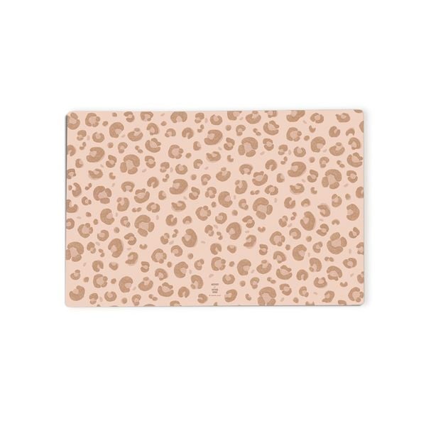 Produktbild: Scriptum Schreibtischunterlage f&uuml;r Kinder Leoparden Muster - 60 x 40 cm - aus premium Vinyl