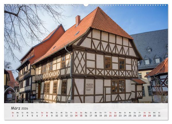 Produktbild: Wernigerode - Historische Fachwerkstadt am Harz (hochwertiger Premium Wandkalender 2026 DIN A2 quer), Kunstdruck in Hochglanz