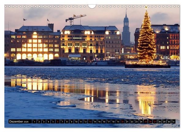 Produktbild: Hamburg - Alster (Wandkalender 2026 DIN A3 quer), CALVENDO Monatskalender