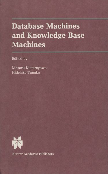Produktbild: Database Machines and Knowledge Base Machines