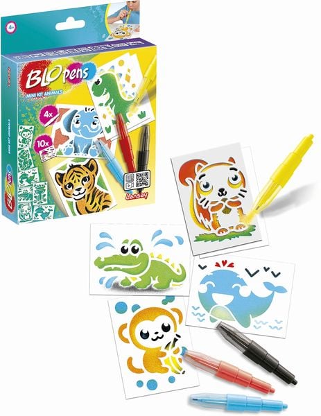 Produktbild: Lansay - BloPens Spr&uuml;hstifteset Mini Tiere