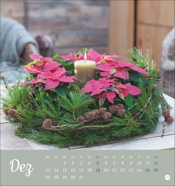 Produktbild: Herzliche Blumengr&uuml;&szlig;e Postkartenkalender 2027