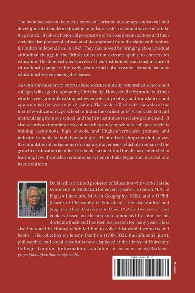 Produktbild: Contribution of Missionaries Towards Education in India