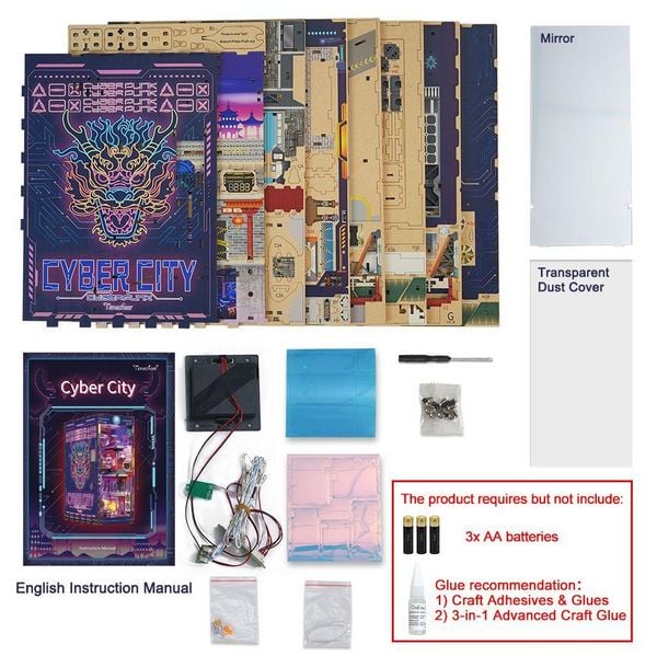 Produktbild: Book Nook DIY B&uuml;cherecke Cyber City