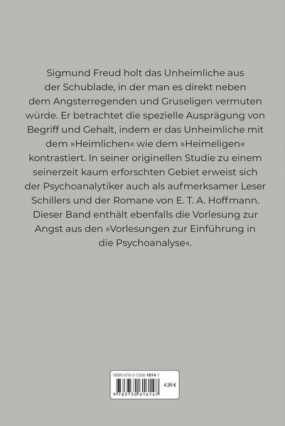 Produktbild: Das Unheimliche