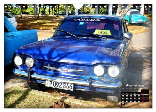 Produktbild: CORVAIR - Ein Chevy mit Heckmotor und ohne Heckflossen (Wandkalender 2026 DIN A4 quer), CALVENDO Monatskalender