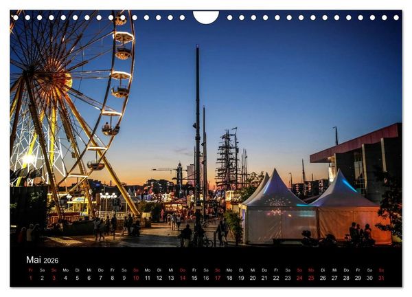 Produktbild: Bremerhaven - Blickpunkte (Wandkalender 2026 DIN A4 quer), CALVENDO Monatskalender