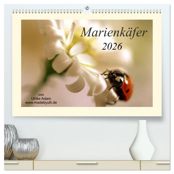 Produktbild: Marienk&auml;fer / 2026 (hochwertiger Premium Wandkalender 2026 DIN A2 quer), Kunstdruck in Hochglanz