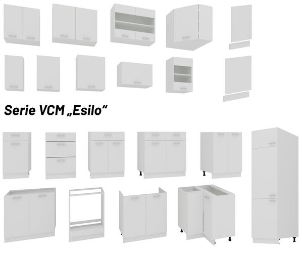 Produktbild: K&uuml;chenschrank Regal K&uuml;che Unterschrank Esilo 30cm