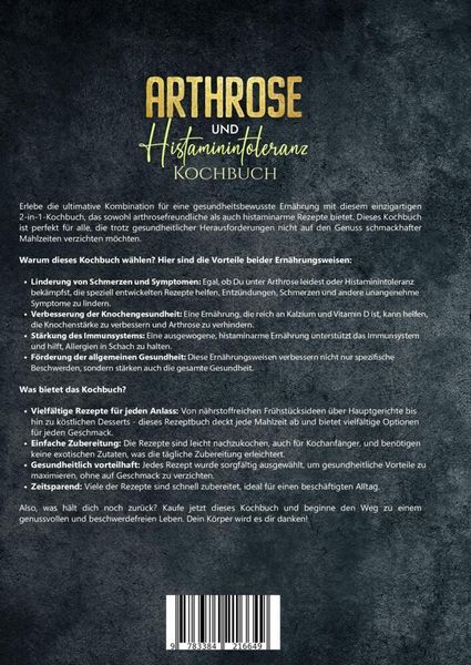 Produktbild: Arthrose und Histaminintoleranz Kochbuch