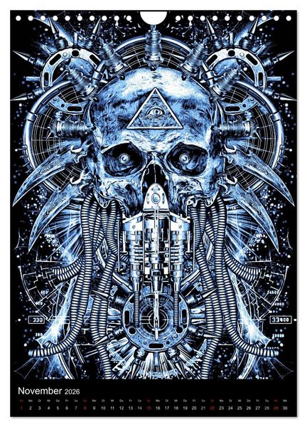 Produktbild: BLOODBOY/DARK ILLUSTRATION (Wandkalender 2026 DIN A4 hoch), CALVENDO Monatskalender