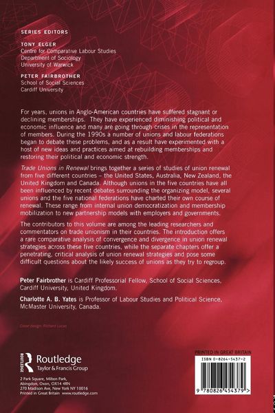 Produktbild: Trade Unions in Renewal