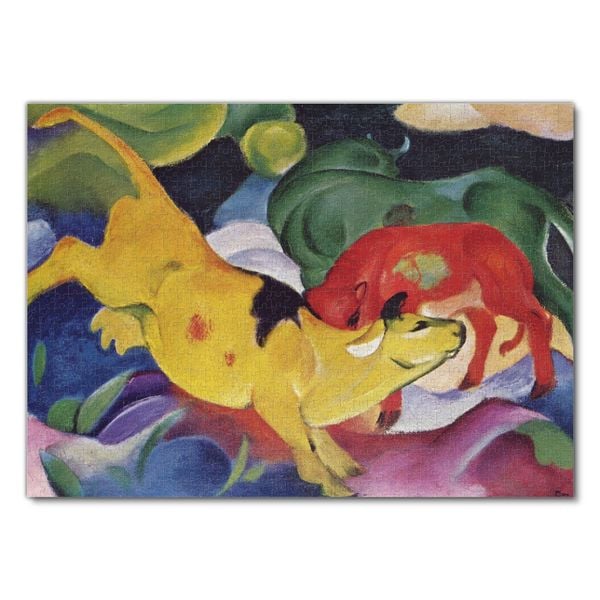 Produktbild: Lais Puzzle Franz Marc - K&uuml;he-rot, gr&uuml;n, gelb 1000 Teile