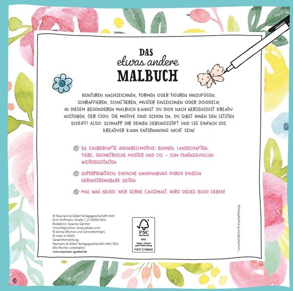 Produktbild: Das Konturen-Malbuch