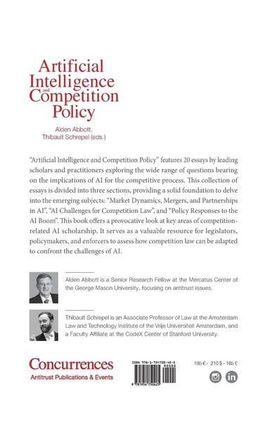 Produktbild: Artificial Intelligence and Competition Policy