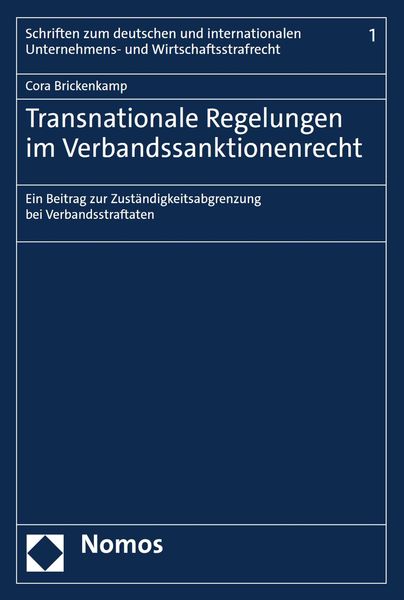Produktbild: Transnationale Regelungen im Verbandssanktionenrecht