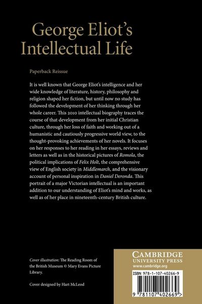 Produktbild: George Eliot's Intellectual Life