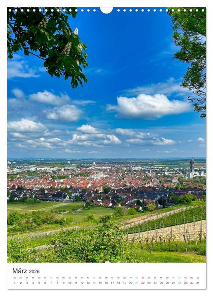 Produktbild: Rund um Fellbach (Wandkalender 2026 DIN A3 hoch), CALVENDO Monatskalender