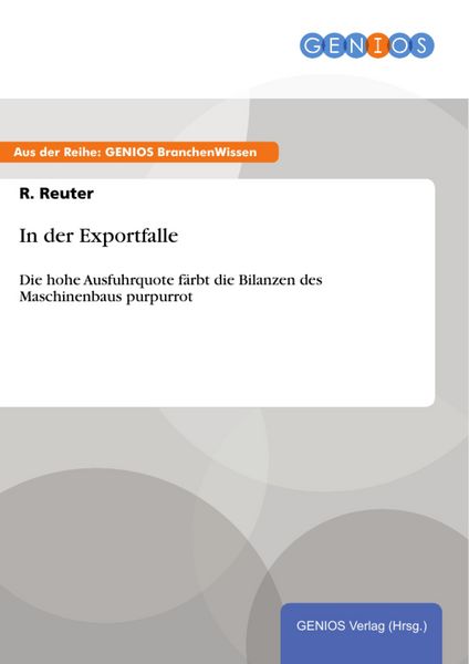 Produktbild: In der Exportfalle