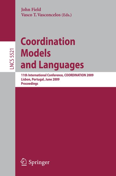 Produktbild: Coordination Models and Languages