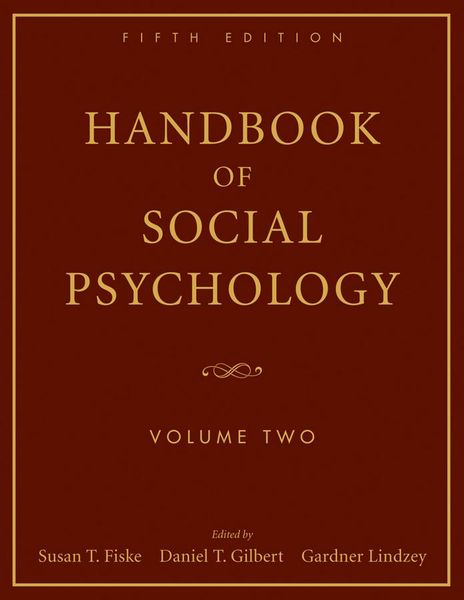 Produktbild: Handbook of Social Psychology, Volume 2