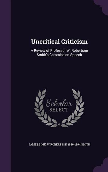Produktbild: Uncritical Criticism