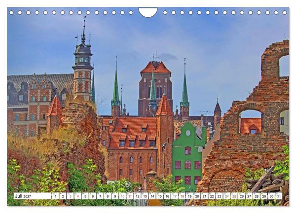 Produktbild: Danzig - Eine historische Sch&ouml;nheit (Wandkalender 2027 DIN A4 quer), CALVENDO Monatskalender