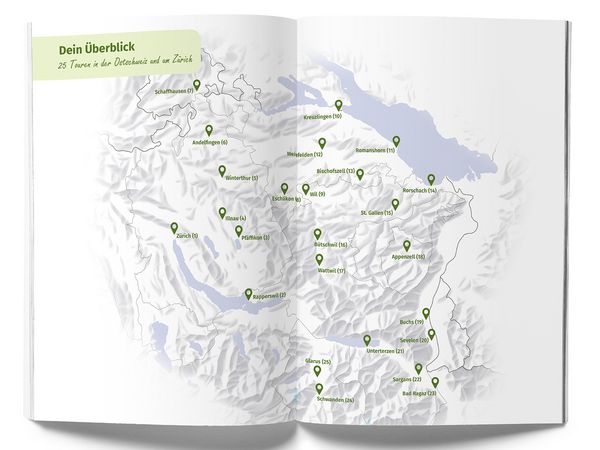 Produktbild: Kümmerly+Frey Raus und E-Biken Ostschweiz & Zürich - E-Bikeführer