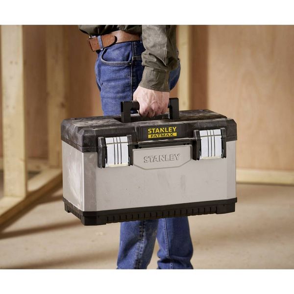Produktbild: STANLEY 1-95-615 1-95-615 Werkzeugbox Schwarz, Grau