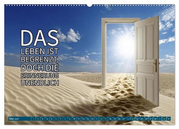 Produktbild: Trost - in stillen Momenten (hochwertiger Premium Wandkalender 2027 DIN A2 quer), Kunstdruck in Hochglanz