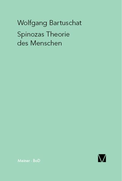 Produktbild: Spinozas Theorie des Menschen