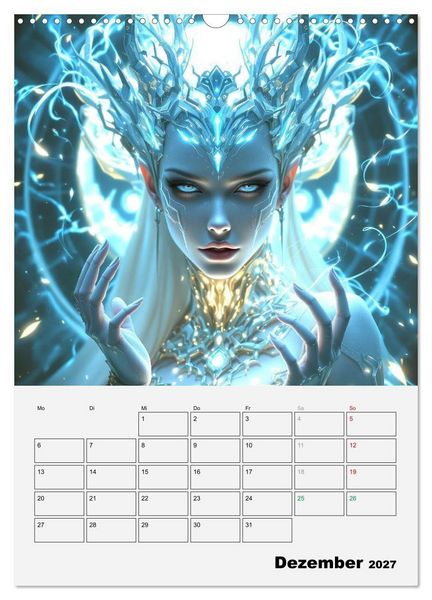 Produktbild: Herrscherinnen der Galaxien (Wandkalender 2027 DIN A3 hoch), CALVENDO Monatskalender