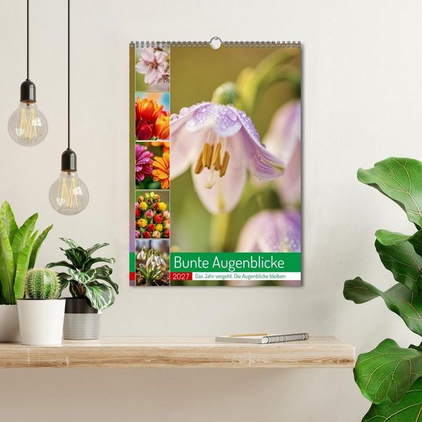 Produktbild: Bunte Augenblicke (Wandkalender 2027 DIN A3 hoch), CALVENDO Monatskalender