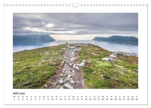 Produktbild: Norwegen Magisches Licht (Wandkalender 2026 DIN A3 quer), CALVENDO Monatskalender